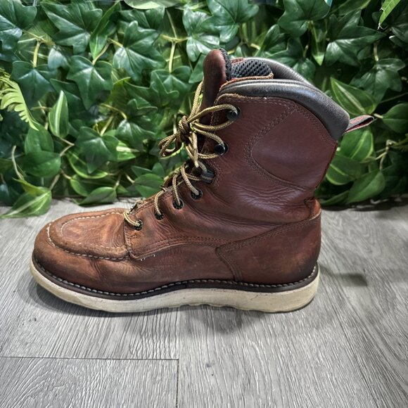Red Wing Boots 411 MOC Soft Toe Size 8 D Waterproof 8\